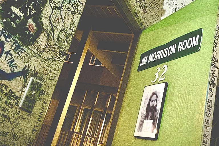 Morrison Hotel room door. PHOTO: LARRY WIDEN